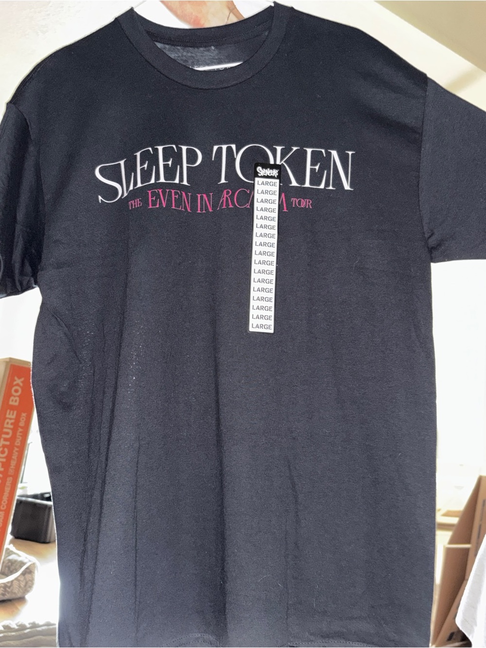 RARE Pulled Spencer's Misprint SLEEP TOKEN TOUR TSHIRT